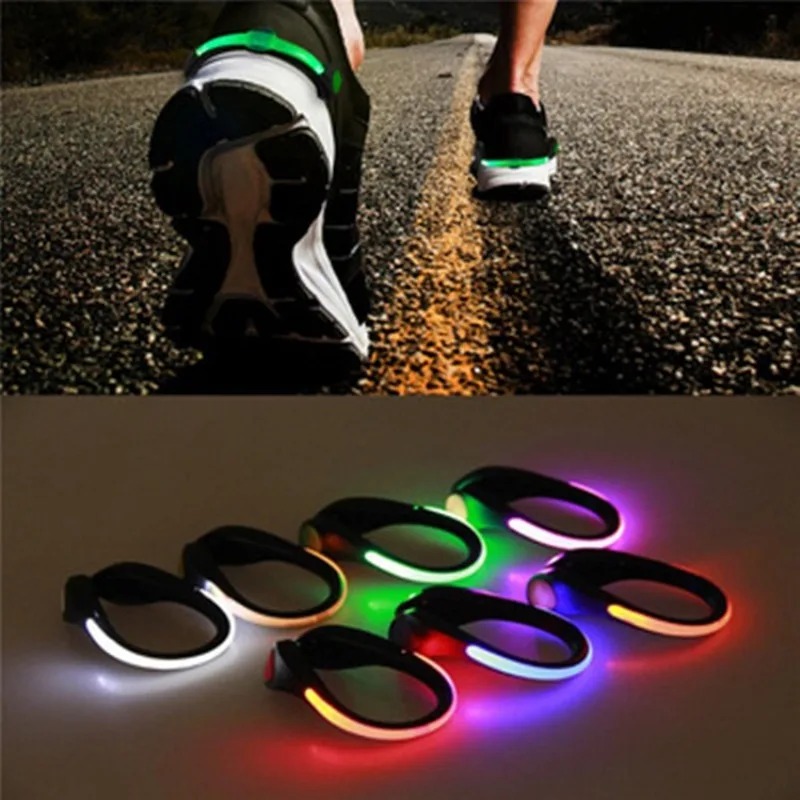 Reflective Night Running Shoes - 2024 Luce luminosa per clip per