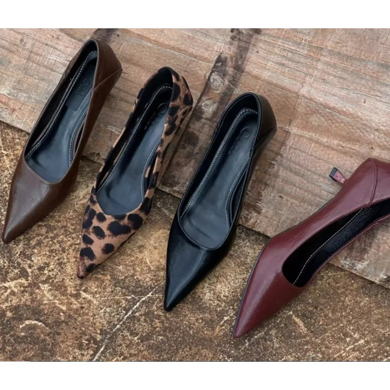 Women'S Shoes - 2024 donne sexy tacchi alti bordeaux