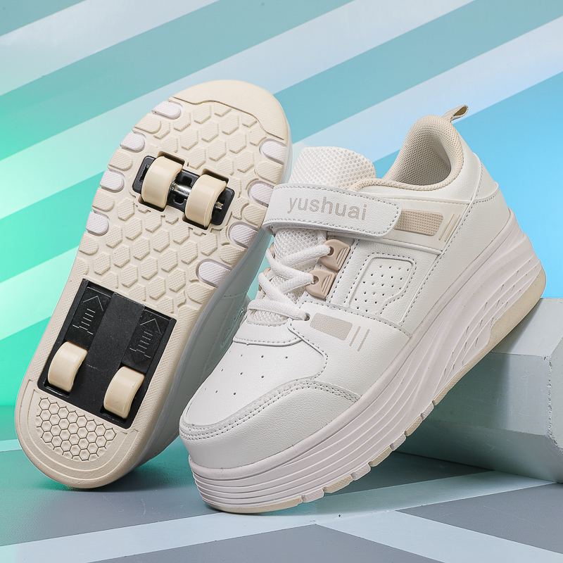 Running Shoes - Pattini a quattro ruote per ragazzi,
