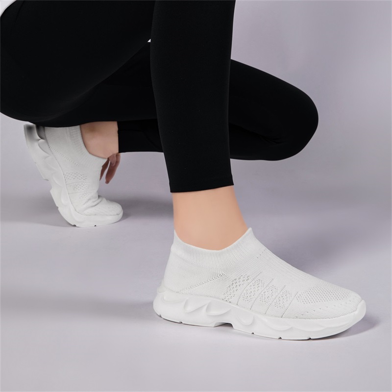 Scarpe da passeggio da donna i - Knit Fabric Lace Up Sneakers recensione e prezzo